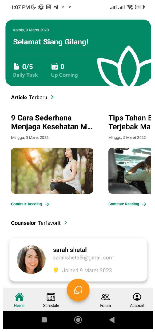 Livy Mobile Application